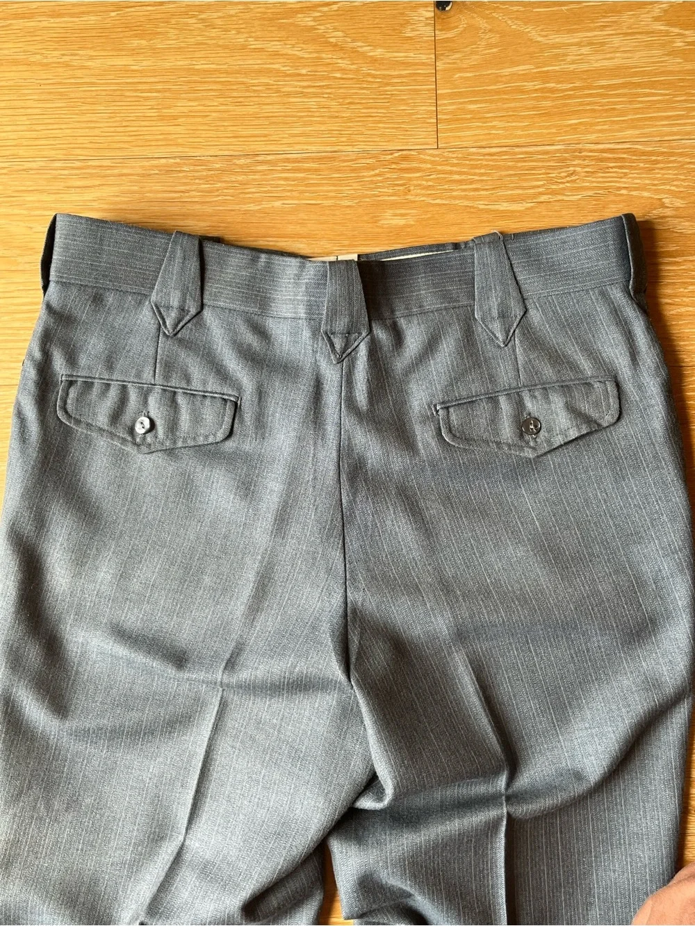 Men's Vintage Western Three-Piece Suit, Blueish-Gray
